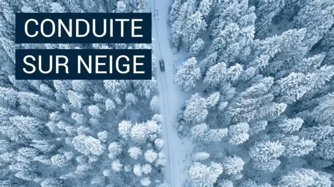 Nos conseils de conduite sur neige