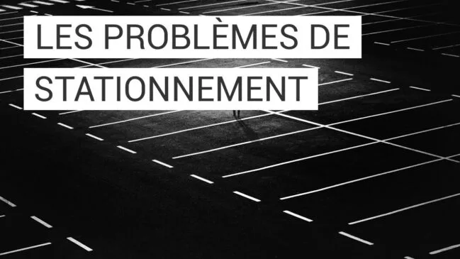 Les problèmes de stationnement en ville