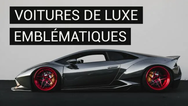 Les voitures de luxe : marques emblématiques, caractéristiques et exclusivité